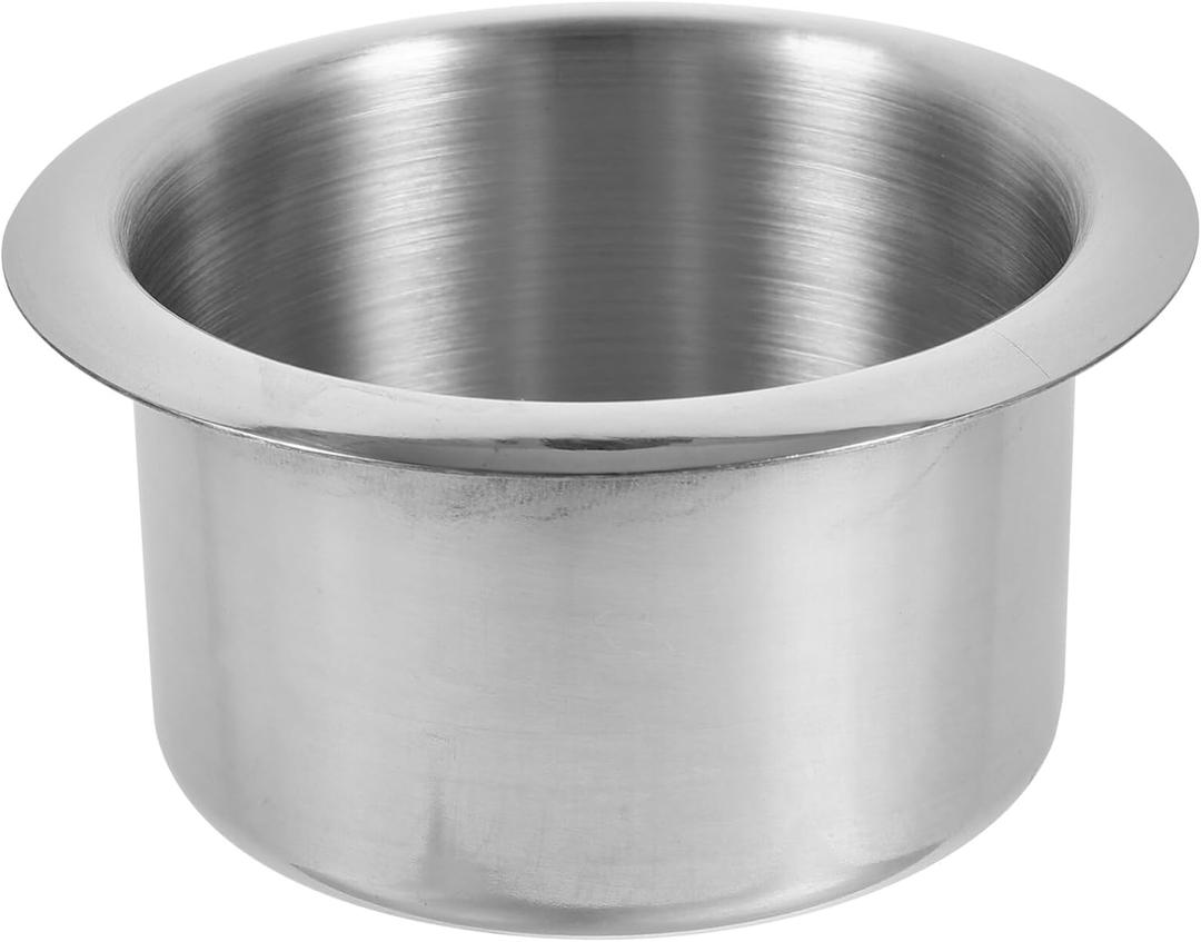 Stainless Steel Cup Holder Insert Anti-Spill Replacement for Cars Sofas and Tables Stylish Design Easy Installation Versatile Use Vehicles and Home Stainless Steel Cup Holder Insert Anti-Spill Replacement for Cars Sofas and Tables Stylish Design Easy Installation Versatile Use Vehicles and Home