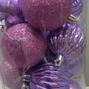 28ct Shatterproof Christmas Ball Ornaments in 4 Classic Finishes for Christmas Tree Decoration (Black, 2.36 Regular Size)