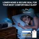 2PCs Replacement F20-Style Fabric Mask (Small) - No Silicone Contact, CPAP Full Face Cushion Wrapped by Cooling Fabric for Airfit F20 & Airtouch F20, No Stuffiness Even in Hot Weather (Blue-S)