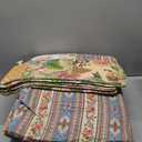 ENASAL Cotton Bedspread Quilt Sets Reversible Bedding Coverlet Sets Comforters Vintage Luxury Gorgeous Floral Real Patchwork Bedspread,King Size | Breathable material, Real patchwork, Luxury rustic, Jacquard stitching, Reversible, Soft cotton durable