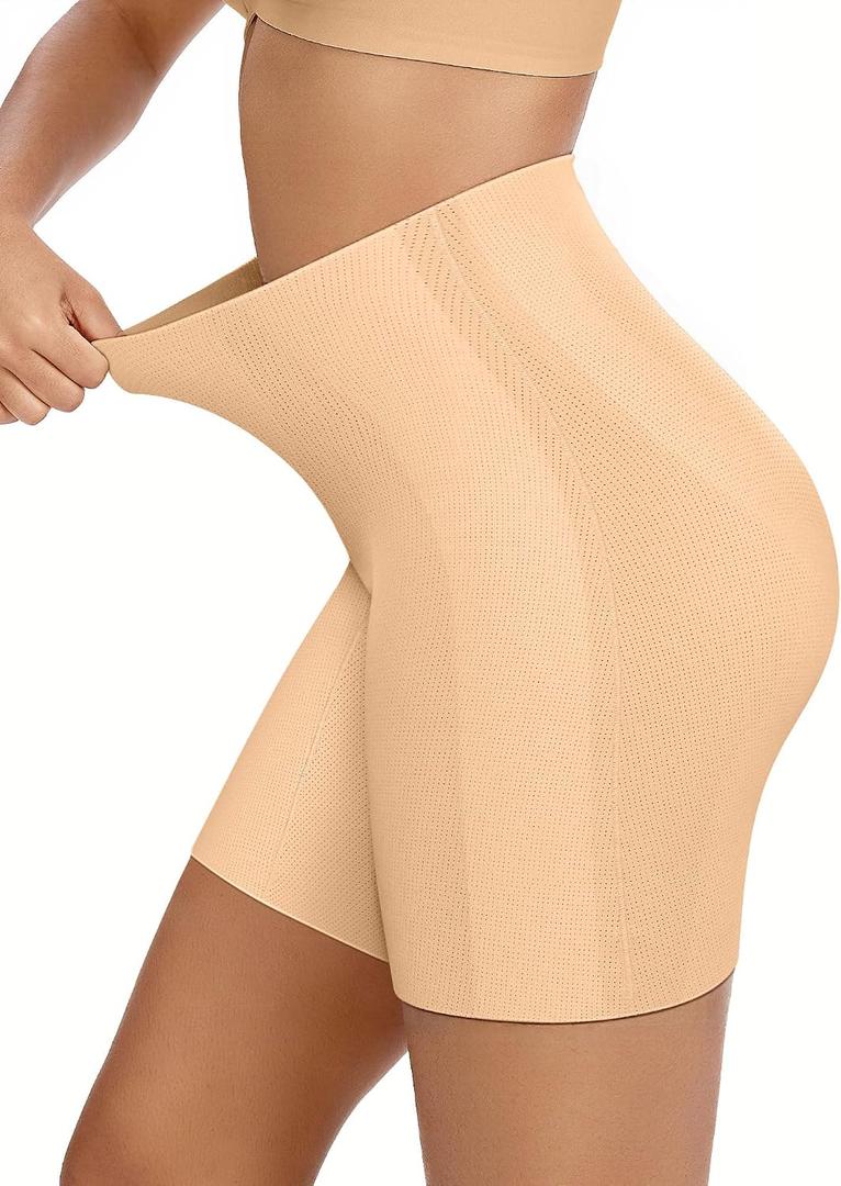 OEAK Tummy Control Shapewear for Women Seamless Girdle High Waisted Body Shaper Underwear Panty Smooth Under Dress Shapewear Sand Shorts 2XL