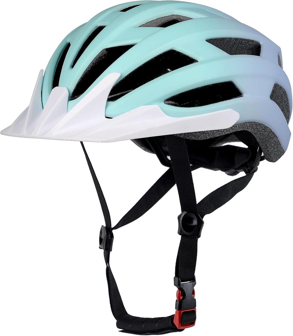 Bilaki Bike Helmet for Adults Women Men Youth Kids, Lightweight Mountain Road Bicycle Cycling Helmets with Adjustable Dial & Removable Visor L