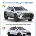 in-Channel Window Visors Rain Guards for Chevy Trax 2024 2025 2026