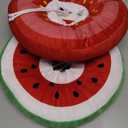 Pack Of 2 ANWA Adjustable Cat Cone Collar Soft, Cute Cat Donut Collar After Surgery, Kitten Recovery Cones to Stop Licking (Large, Watermelon, Tomato)