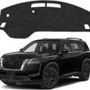 Dash Cover Mat for Nissan Pathfinder 2022 2023 2024 2025 2026 Non-Slip Dashboard Cover Mat Sunshade UV Rays Protector Interior Accessories
