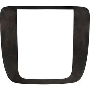 Dash Center Radio Bezel Trim Instrument Panel Cover King Maple Compatible with 2007-2014 Chevy Suburban Silverado Tahoe Avalanche, GMC Yukon XL Replaces 25887441