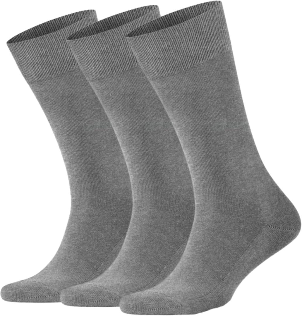 KNETLI Women's Dress Socks, Crew Socks, Super Soft, Grey Size 6-9, 6 Pair Pack (Gray)