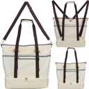 Mesh Beach Bag with Cooler Large Travel Family Vacation Essentials Pool Swimming Zipper Pocket Durable 9 Pockets