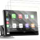 3-Pack Screen Protector for HAUXIY Q9S Wireless Carplay Screen,9 inch Soft PET Film for HAUXIY Portable Apple Carplay & Android Auto Car Stereo, Anti-Scratch, Anti-Fingerprint, HD Clear Film