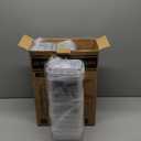 PRAKI Airtight Food Storage Containers Set with Lids - 24 PCS, BPA Free Kitchen and Pantry Organization, Plastic Leak-proof Canisters for Cereal Flour & Sugar - Labels & Marker (Black)