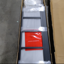 Heavy Duty Triple Bunk Bed with Storage Drawers, Shelves, Triple Bed with Charging Station, Full XL Over Twin Over Twin Triple Bunk for Kids, Teens, Black Triple Bunk Bed