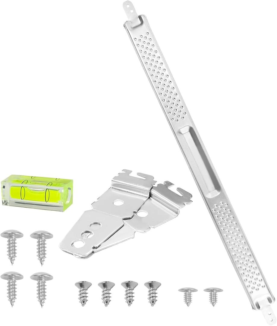 W10426979 24" Dishwasher Undermount Bracket Kit Fits Whirlpool/KitchenAid/Maytag 24 Inch Standard Replaces AH3632890/EA3632890/PS3632890/2311792 for Granite & Quartz Countertops (w/ Column Level)