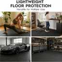 18pcs(12.6"x12.6"x0.4",18sqft) Puzzle Exercise Mat, EVA Interlocking Foam Floor Tiles, Non-Slip, Protective, Water-Resistant Flooring for Home Gym & Workout Equipment