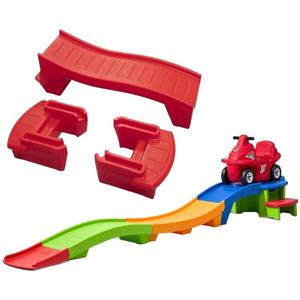 Step2 Up & Down Roller Coaster Rapid Ride & Hide with Farther & Faster Track Expansion Pack | Extra 4 Feet of Coaster Track