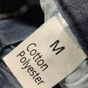 Women's High Waisted Ripped Boyfriend Cargo Jeans Distressed Denim Pants with Flap Pockets,Size M