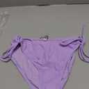 Zmart String Tie Side Bikini Bottoms - Women Full Coverage Swimsuit Bottom Mid Rise Mid Waist Swim Bathing Suit Bottom (Small, Lavender)