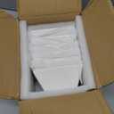 Porcelain Small Serving Bowls Set of 6, 13 Oz Square Cereal Bowls, 4.6" White Ceramic Dessert Bowls for Salad, Dip, Soup, Snack, Fruits, Small Portions, Dishwasher & Microwave Safe