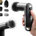 HOTO Grip Cordless Electric Spin Scrubber, IPX7 Waterproof, Lightweight at 0.65 lb with 6 Brush Heads, Powerful Cleaning Scrubber, for Bathroom, Kitchen, Tile, Shower