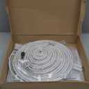 Set of 3 Christmas Decoration Outdoor Spiral Tree, 3/4/5 FT 240 LED Xmas Collapsible Tree Lighted 3D Lights Holiday Display Decorative for Indoor Outdoor Xmas Patio Wedding Decor(Warm White)