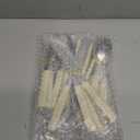 ANNOVA Silverware Set Stainless Steel Colorful Tableware Kitchen Flatware Set Utensils, Includes Dinner Knives, Forks, Spoons, Salad Forks & Dessert Spoons (Cream, 20 Pieces)