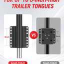 FZZD 5500-7500lbs Electric Trailer Jack, 22.6" Vertical Travel, 12V DC