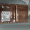 Airkit Small Wallet Women RFID Blocking Soft Leather Bifold Compact Card Holder Wallet for Women with Zipper Coin Pocket 4 ID Window
