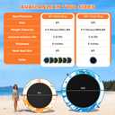 FBSPORT Inflatable Water Hammock Round Floating Ring for Adults