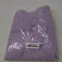 Meracorallo Muslin Swaddle Blanket, 100% Cotton Receiving Blanket Soft and Breathable Swaddle Wrap for Baby Boys and Girls, Lavender 40"L x 43.3"W