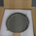 AmorArc Ceramic Dinner Salad Plates Set of 6, Wavy Rim 8.5 Inch Dish Set, The Dessert,Salad, Appetizer, Small Dinner etc Plate,Microwave, Dishwasher Safe, Scratch Resistant - Reactive Matte