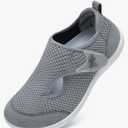 LeIsfIt Womens Wide Diabetic Shoes Adjustable Barefoot Walking Shoes Breathable Zero Drop Sneakers for Wide Width Arthritis Edema Feet 38