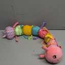 Baby Girls Toys 0-6 Month Music Animal Stuffed Caterpillar Toy for Infant 0-3 3-6 Months with Mirror Crinkle Rattle Tummy Time Sensory Toys for 3 4 5 6-12 Month Old Newborn Baby Shower Birthday Gifts