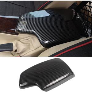 Car Armrest Box Cover for BMW 3 Series F30 E90 E91 E92 E93 2006-2018 Carbon Fiber Color Inner Armrest Box Console Box Panel Protect Trim Covers (F30 F31 2013-2018)