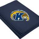 Sport Your Gear Kent State Golden Flashes Prime Logo Comfortable Stadium Fleece Throw Blanket 50x60