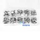 LA MIERE 1st Molar Bands Pre-Welded with Double Convertible Tube with Small Cleat, Roth .022#35-#39+ U2/L1 80pcs/Box