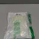 LANON 3 Pairs wahoo Skin-Friendly Cleaning Gloves, Dishwashing Kitchen Gloves with Cotton Flocked Liner, Reusable, Non-Slip, Canary Green, Small