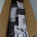 Cabinet Shelf Organizer, Spice Rack,Stackable, Expandable, Rust Resistant, Convenient Kitchen Storage, Metal Shelf for Kitchen, Countertop, Restroom(3Packs/Black,Medium)