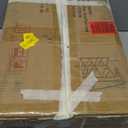 Hosfais Record Player Stand, 3 Tier Guitar Stand for Acoustic, Electric Guitar, Bass Stand, Vinyl Record Storage Up to 200 Albums, Brown Records Shelf for Living Room Bedroom (Rustic Brown)