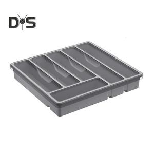 Buy Cutlery Storage Box With Lid, 6 Compartments, Plastic Organizer For Kitchen Drawer And Countertop, BPA-Free Utensil Holder Case For Spoons And Forks | Joom