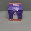 Lansinoh Anti-Colic Baby Bottles, BPA-Free Plastic, 5 Ounces, 4 Count, Extra Slow Flow Nipples (Size XS), Breastfeeding Bottle with NaturalWave Design