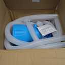 Standard Series Above Ground Pool Filter Pump - 800 GPH Flow Rate | Rapid Circulation & Micro-Debris Filtration, Pool Cartridge Filter Pump System - Keep Water Crystal Clean & Clear-Deep Blue