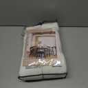 92 Inch Pinch Pleated Beige White Semi Sheer Curtains Light Filtering Neutral Boho Farmhouse Linen Curtains Rings Hooks for Living Room Bedroom Office Ivory Window Drapes 92 Inch Length 2 Panels Set