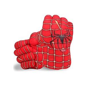 Kids Hero Gloves, 1 Pair Hero Plush Boxing, Soft Plush Boxing Gloves for Kids, Foam Fists with Ties, for Cosplay, Halloween, Birthday Gifts (A)