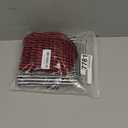 WEONE Dog Summer T-Shirts Striped Cotton Vest,Pet Breathable Soft Basic Clothes for Small Medium Larg Boy Girl Dogs, XXL (2X-Large (Pack of 1), Black+Red(1 Pack include 2 pcs))