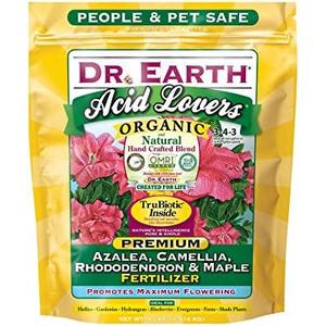 Dr. Earth Acid Lovers Azalea, Camellia, Rhododendron & Maple Fertilizer 4 lb