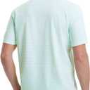 Rouen Men's Polo Shirts Short Sleeve Dry Fit Performance Wicking Moisture Causal Striped Collared Golf Shirts for Men (XXL)