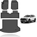 KELCSEECS Floor Mats & Cargo Liner for 2026 2025 Chevy Equinox(Not Fit EV)/2026 2025 GMC Terrain All Weather GMC Terrain Car Mats Trunk Liner Trunk Mat Chevrolet Equinox Floor Mats Accessories
