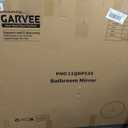 36" Gold Round Mirror for Wall, Large Circle Bathroom Mirror, Matte Gold Metal Frame, HD Eco-Friendly Glass, Contemporary Vanity Entryway Hallway Living Room Home Decor, Easy to Hang