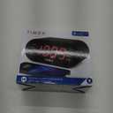 Timex Alarm Clock for Bedroom with FM Radio and 10 Station Presets, Clock Radio with Dual Alarms, USB Charger, Large Display, Sleep Timer, and Snooze  Black (T232B)