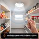 9 Inch Motion Sensor LED Ceiling Light, Flush Mount Ceiling Light 6500K Closet Lights, Wired Motion Sensor Light Indoor for Stair Closet Porch Hallway Laundry (12W)