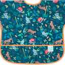Bumkins Bibs - Toddler Bibs, Waterproof, Large for 1-3 Years, Short Sleeve (C5 Jungle)